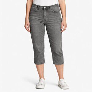 Jordache Straight-Leg Capri Pants Brown Size 16